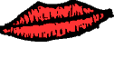 Gif animé bouche tire la langue